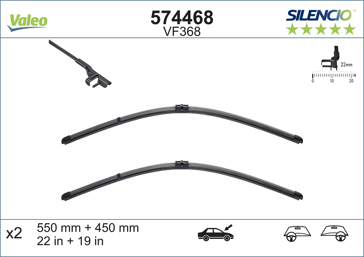Lamela stergator 574468 VALEO